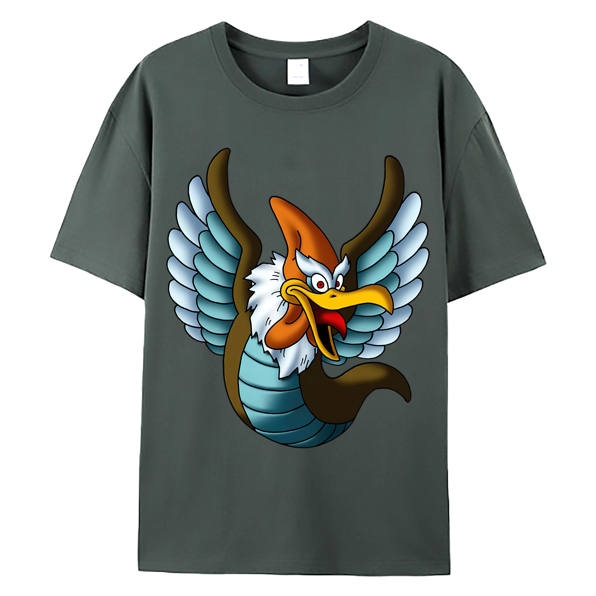 （画像用） ドラゴンクエスト Doragon Kuesuto Dragon Quest 綿100％ メンズ半袖Tシャツ｜肌触りやわらか＆通気性